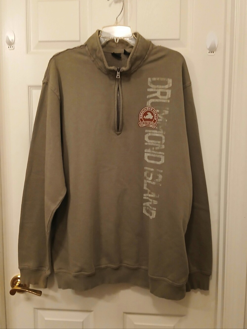 Drummond Island Gear For Sports Sweatshirt Men's Size XXL Army Green Outdoor